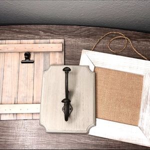 3 Piece Home Decor Bundle Pictures|Hanger|Push Board